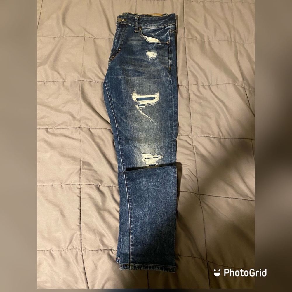 American Eagle Slim Destroyed Jeans